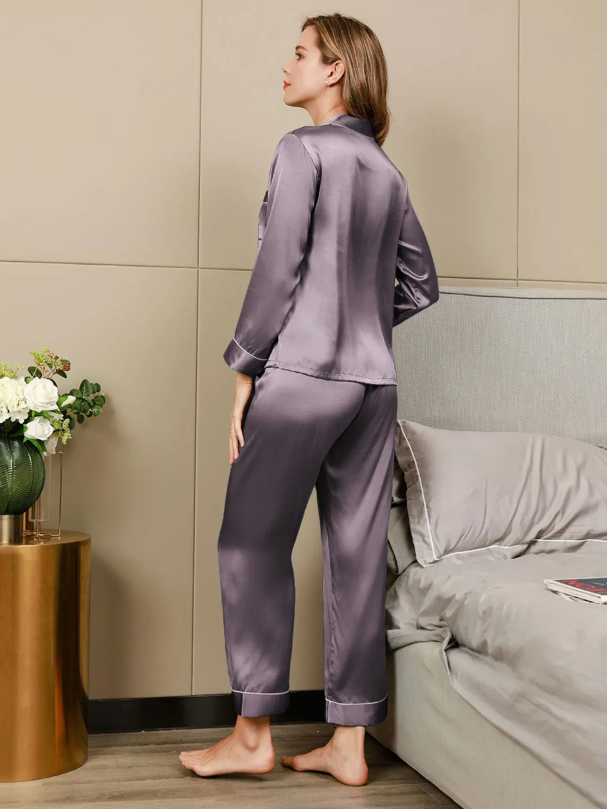 Latanya - Classic with Binding Trim Woman's Pajama Set