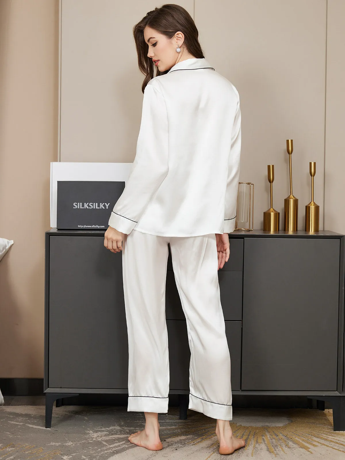 Latanya - Classic with Binding Trim Woman's Pajama Set
