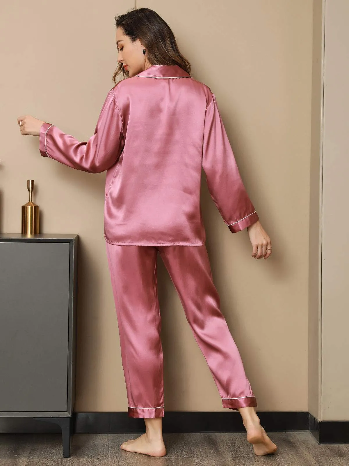 Latanya - Classic with Binding Trim Woman's Pajama Set