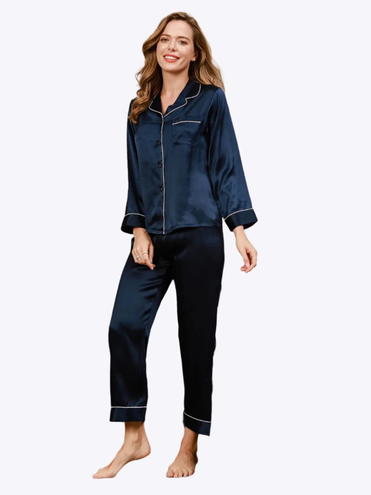 Latanya - Classic with Binding Trim Woman's Pajama Set