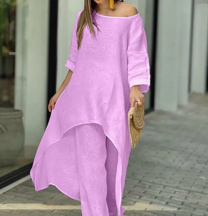 LEXI™ | COTTON AND LINEN 2-PIECE SET