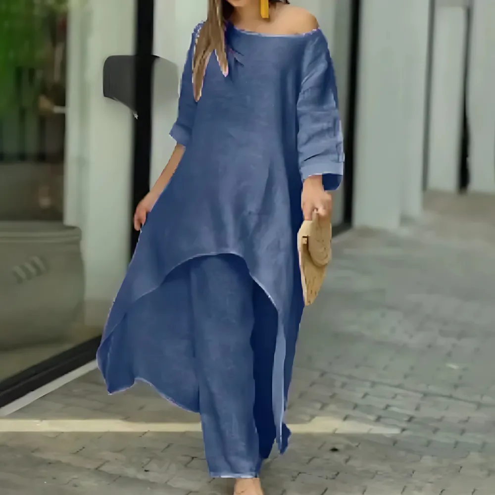 LEXI™ | COTTON AND LINEN 2-PIECE SET