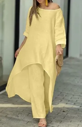LEXI™ | COTTON AND LINEN 2-PIECE SET