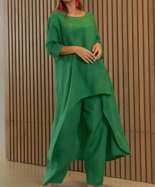 LEXI™ | COTTON AND LINEN 2-PIECE SET