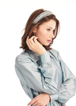 LIGHT BLUE CRYSTAL PRINCESS HEADBAND