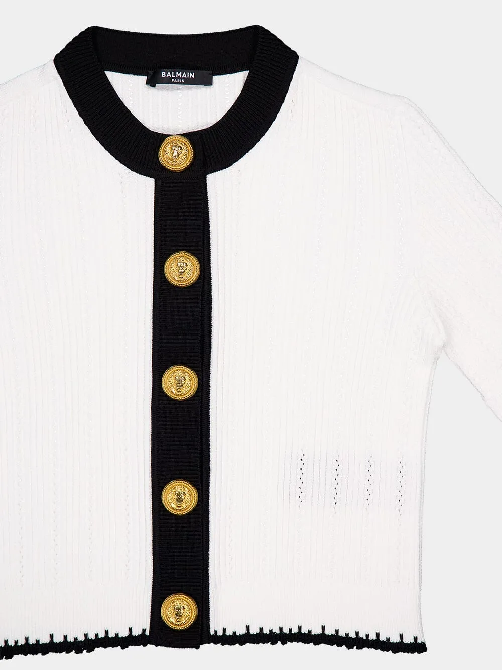 Lion Head Knit Cardigan