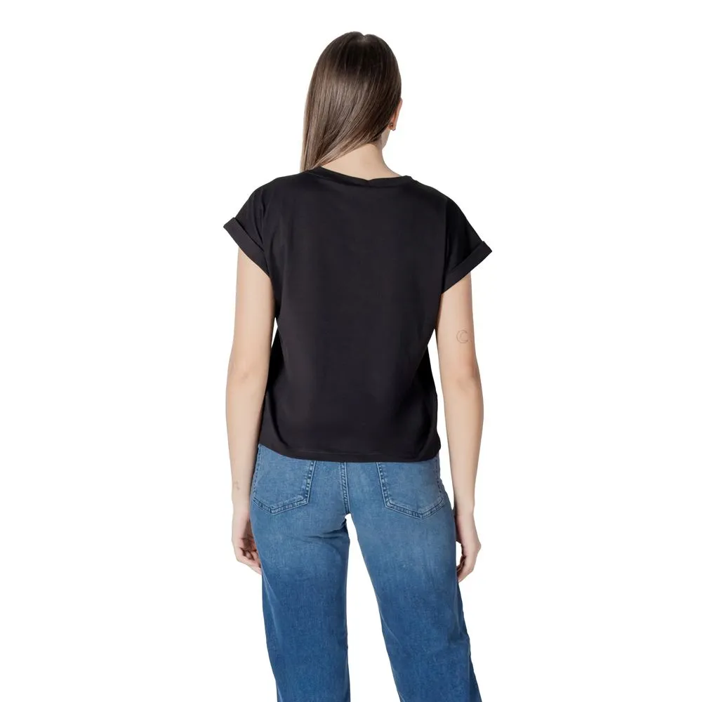 Liu Jo Black Cotton Tops & T-Shirt