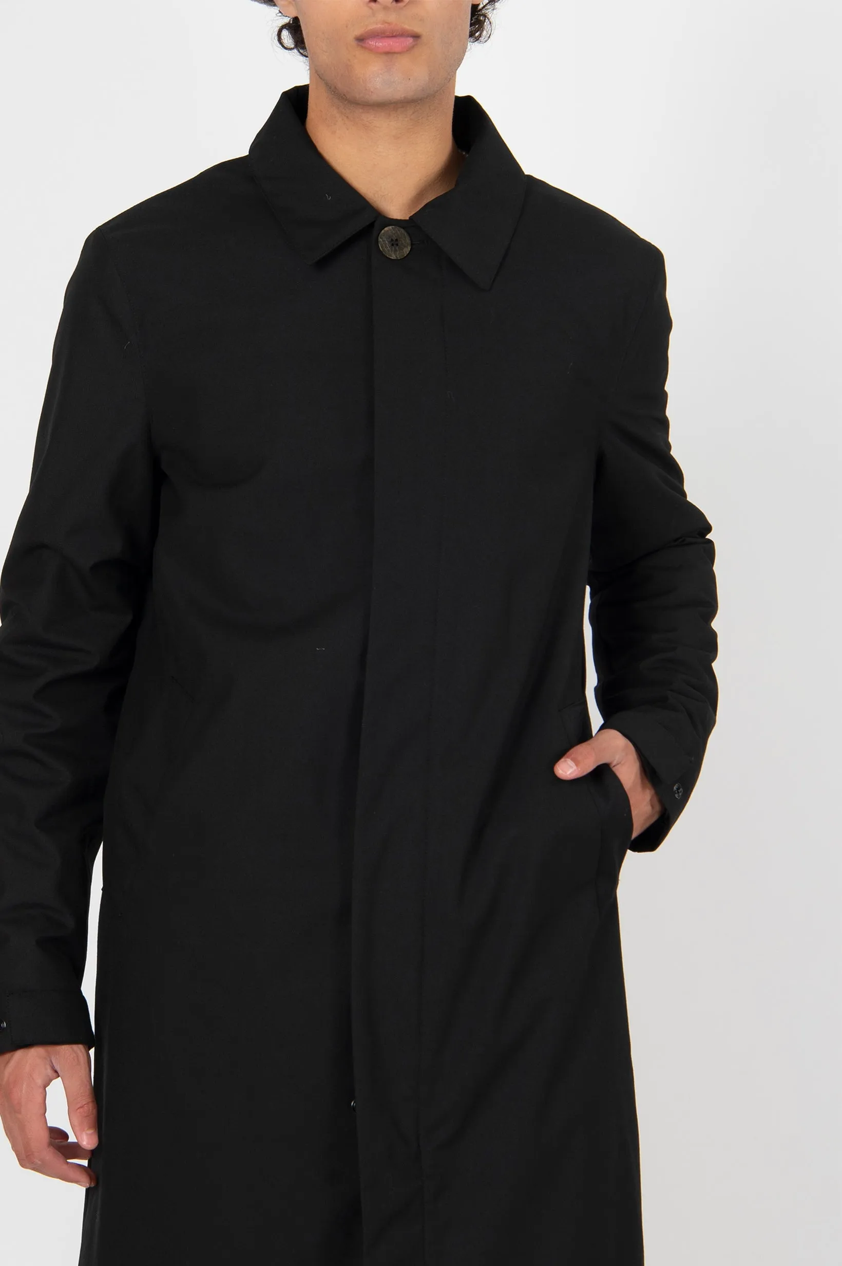 Long Dong Poly Rayon Black