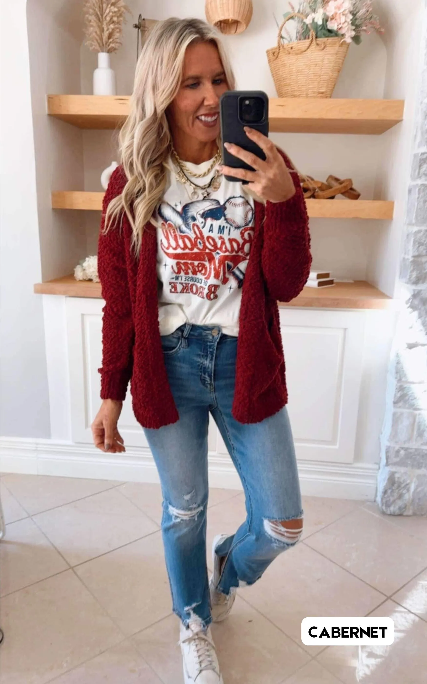 Long Sleeve Popcorn Cardigan - Final Sale**