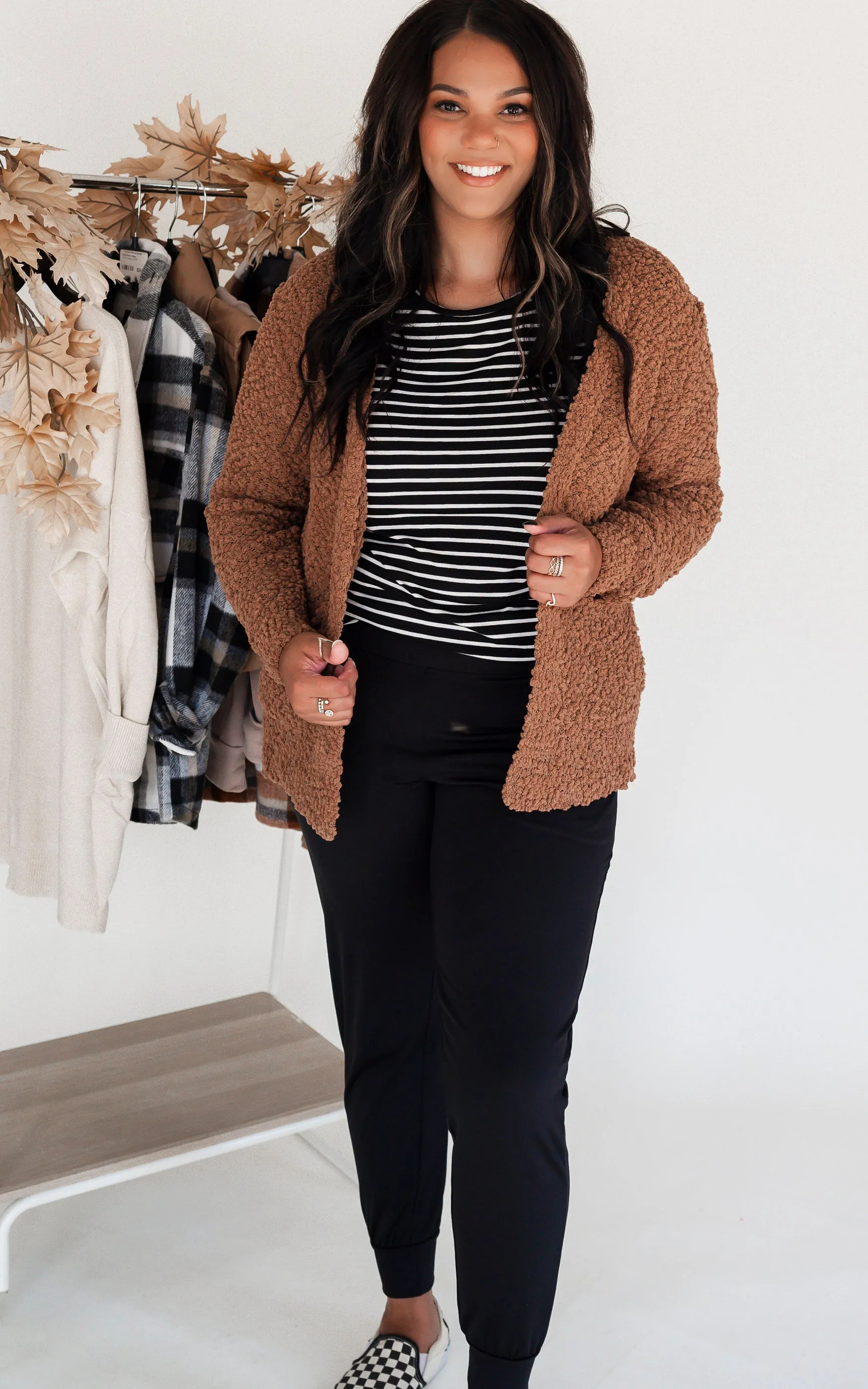 Long Sleeve Popcorn Cardigan - Final Sale**