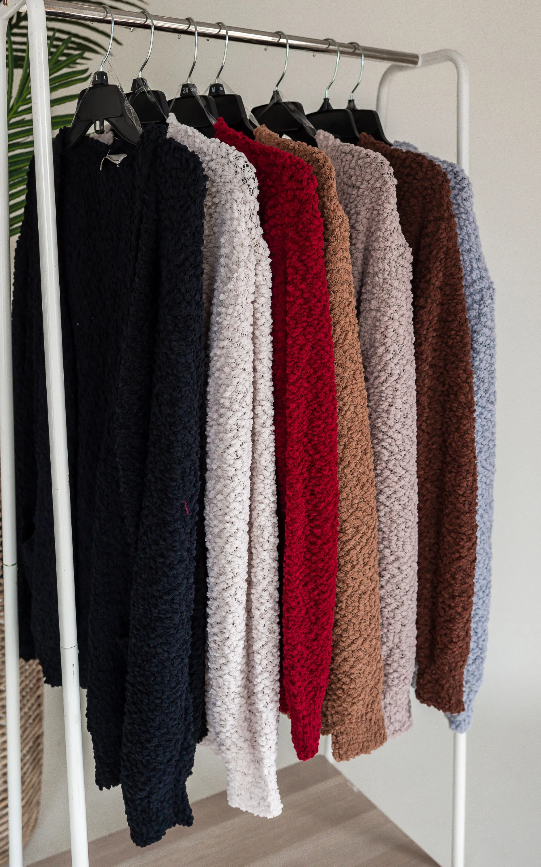 Long Sleeve Popcorn Cardigan - Final Sale**