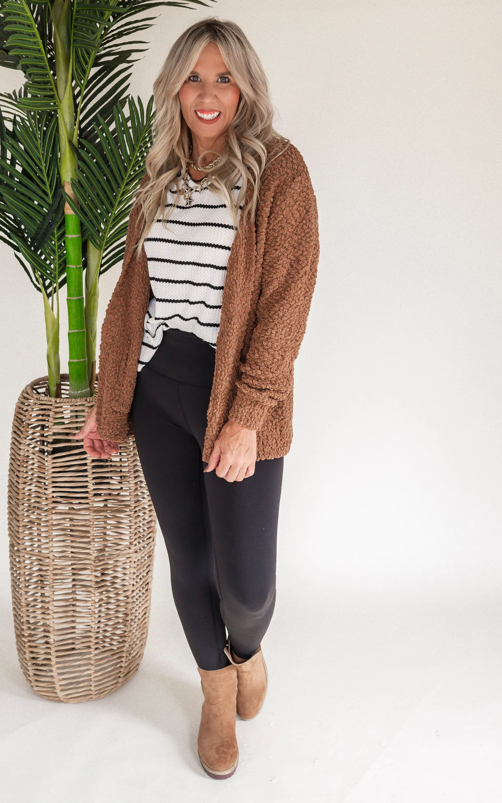 Long Sleeve Popcorn Cardigan - Final Sale**