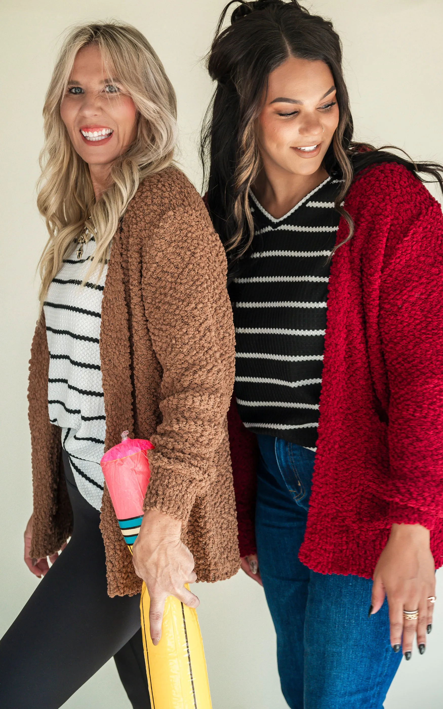 Long Sleeve Popcorn Cardigan - Final Sale**