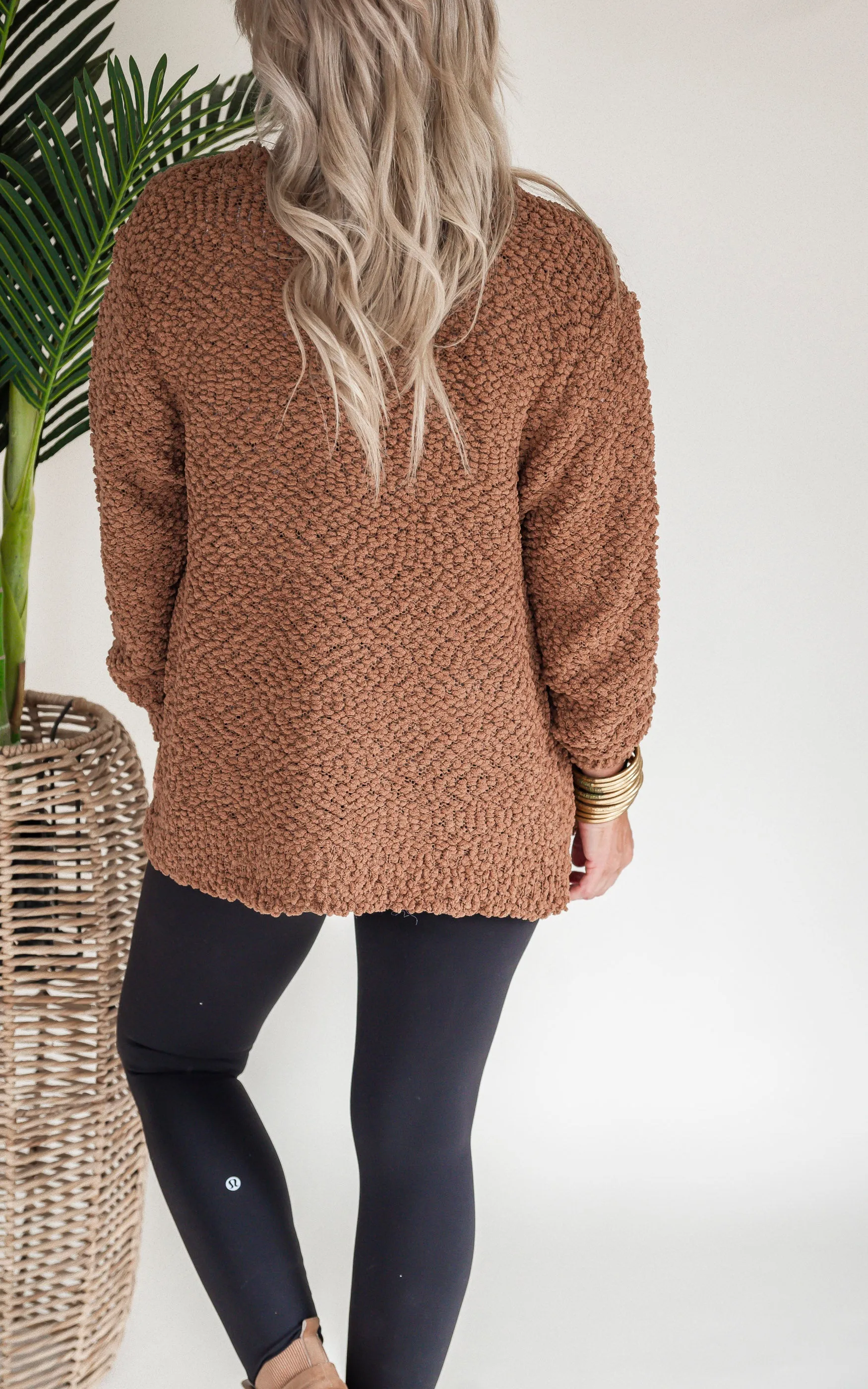 Long Sleeve Popcorn Cardigan - Final Sale**
