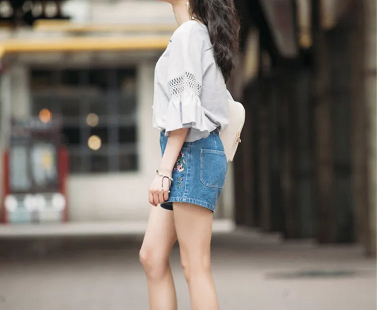 Loose Wild White Short-sleeved T-shirt