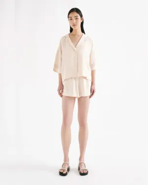 Lounge Linen Short Panacotta