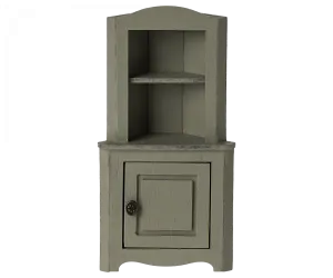 Maileg Corner Cabinet - Light Green (Mouse)