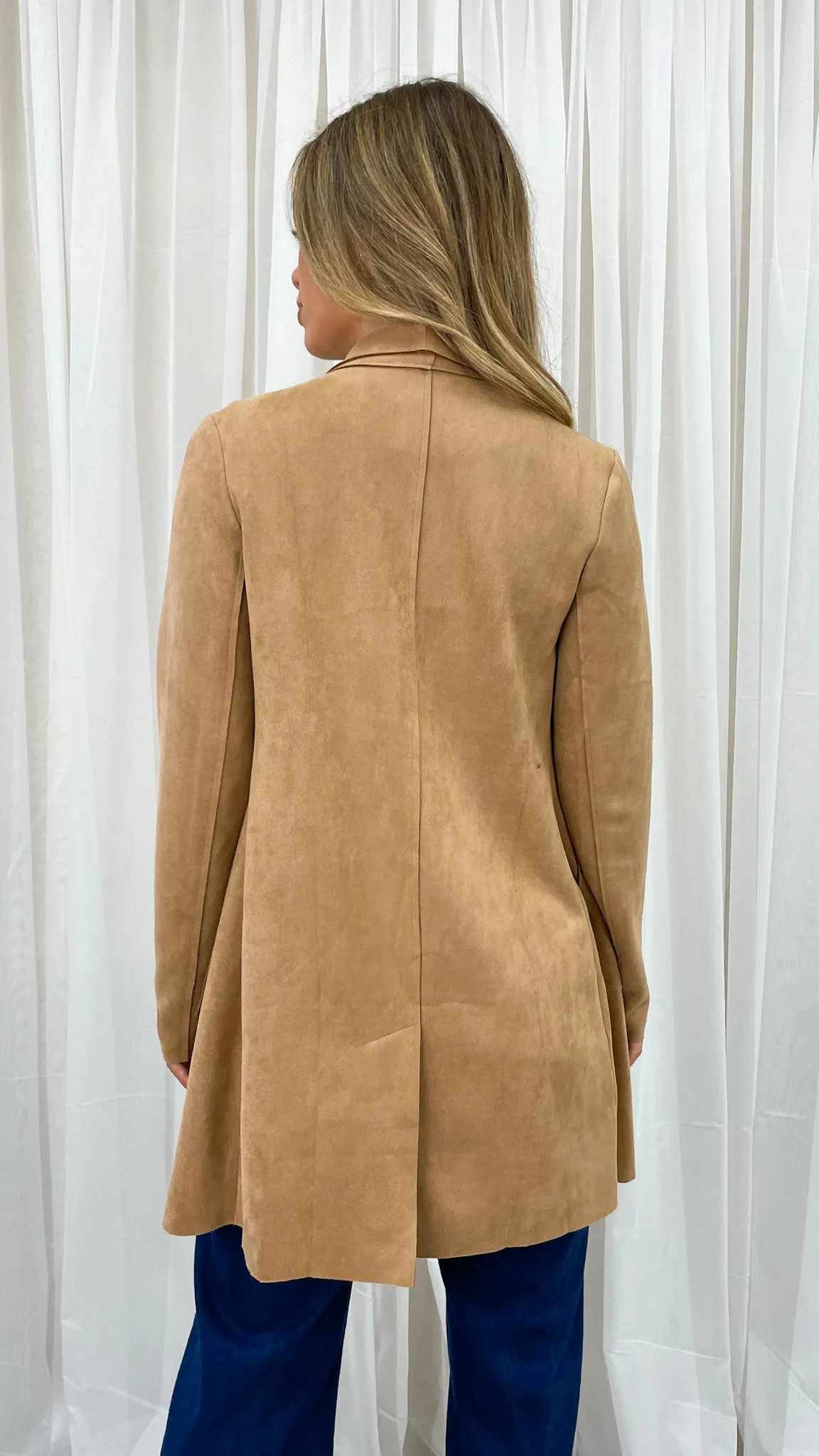 MARRIOT SUEDE JACKET - TAN