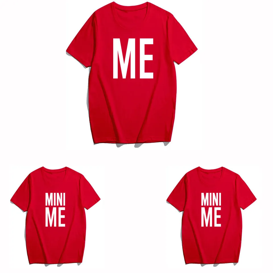 Matching Father and Child "Me & Mini Me" T-Shirt Set – Adorable Dad and Kid Outfit
