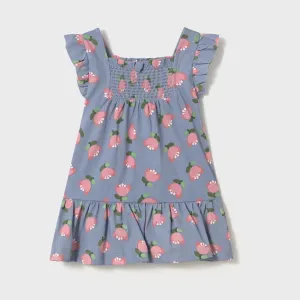 Mayoral Infant Girls Dress 1928 Blue Floral