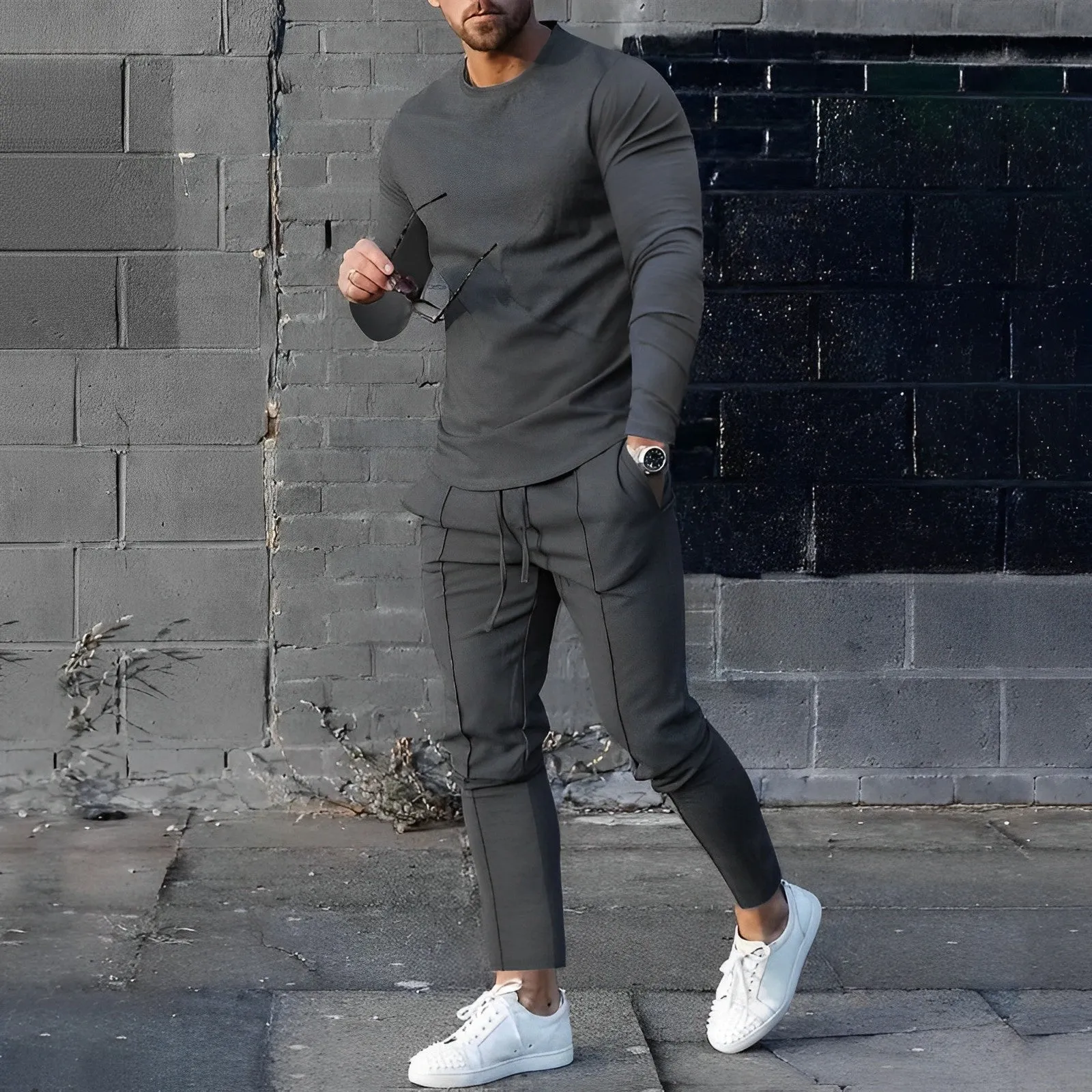 Men's Stylish Set - Trendy, Comfortable, All-in-One Outfit