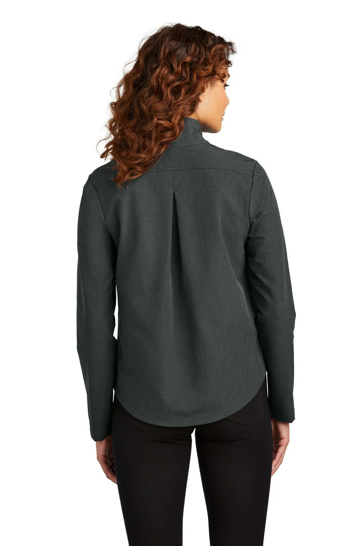 Mercer Mettle Women's Stretch Soft Shell Jacket MM7103 Anchor Grey Heather