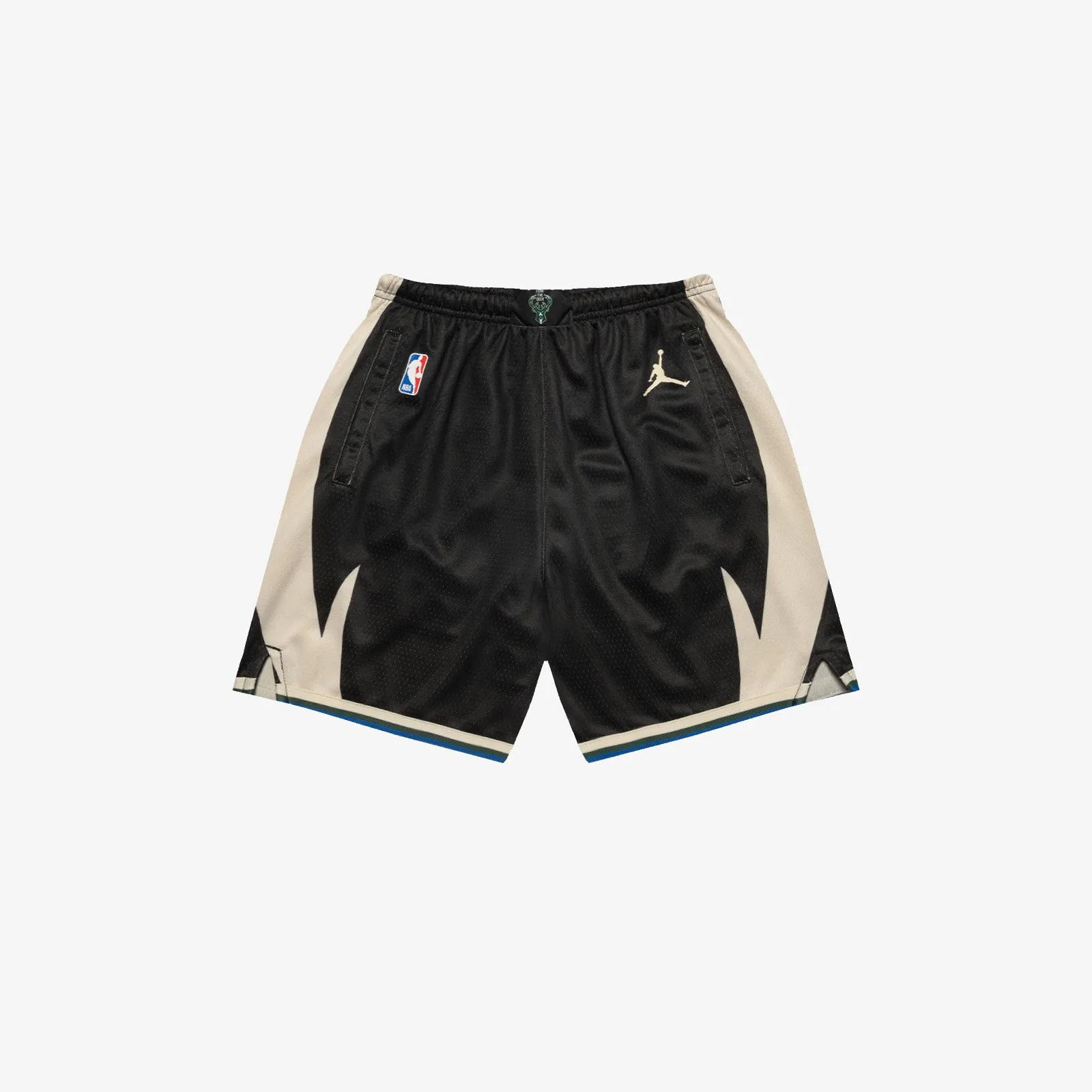Milwaukee Bucks Statement Edition Youth Swingman Shorts - Black