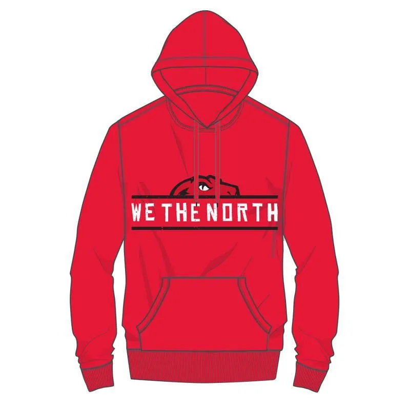 Mitchell & Ness NBA Raptors Half Head Hoodie Red Men 270FRTRHLFHEAD