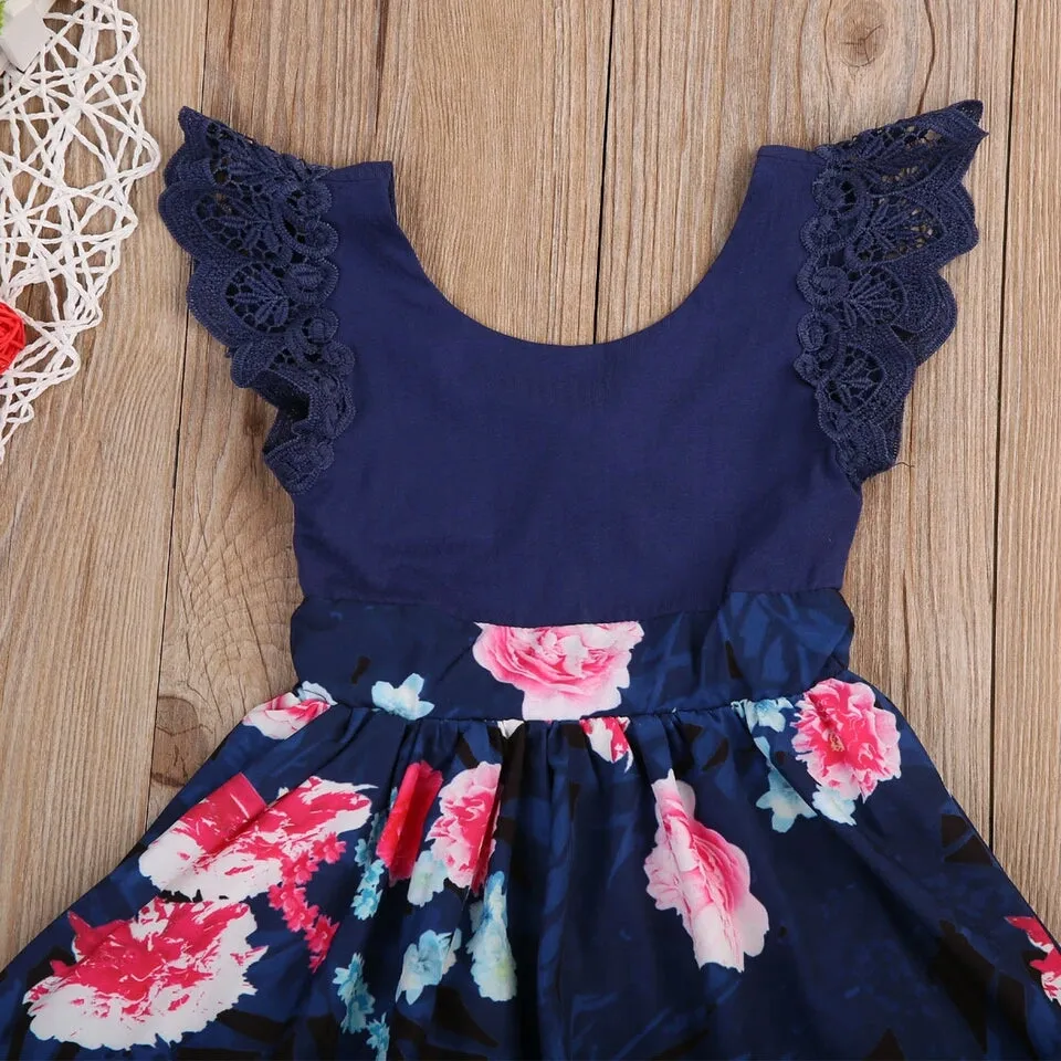 Mother & Daughter Matching Floral Dresses