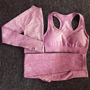 Move Like Diva 3-Piece Seamless Yoga Set