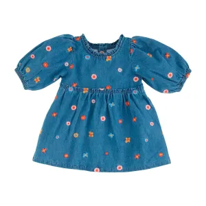 Mud Pie Floral Denim Dress