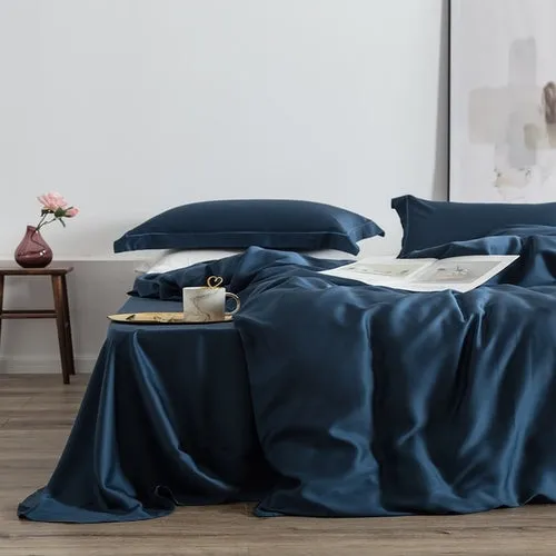 Mulberry Silk Bed Sheet Set | Mulberry Silk Bedding Sheet | Silk Bed