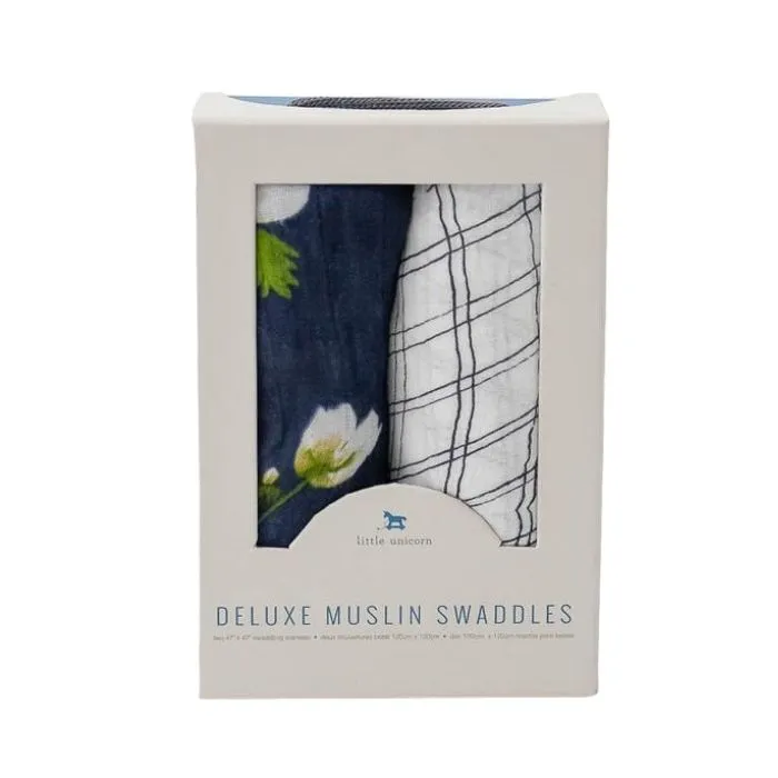 Muslin Deluxe Swaddle - 2 Pack