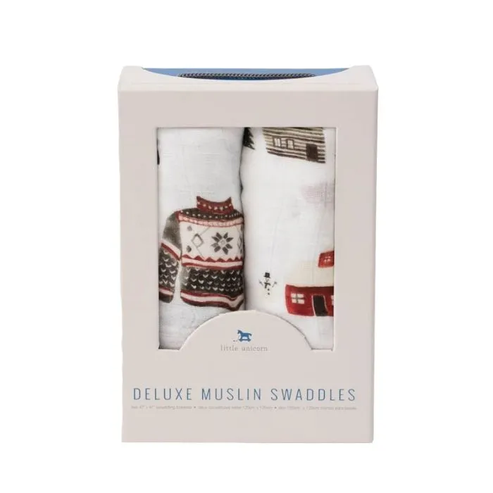 Muslin Deluxe Swaddle - 2 Pack