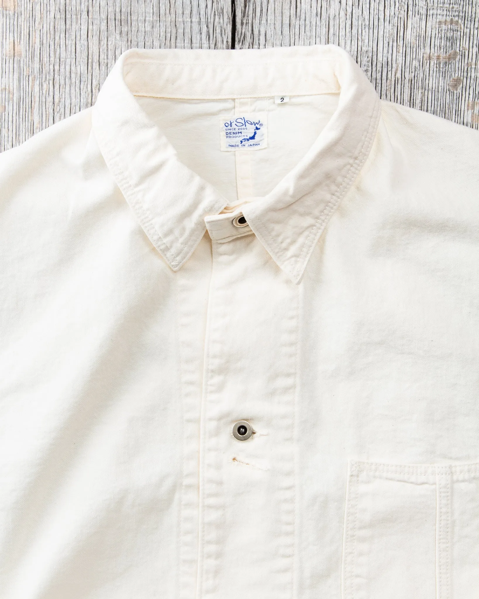 OrSlow 1940's Coverall Jacket Denim Ecru
