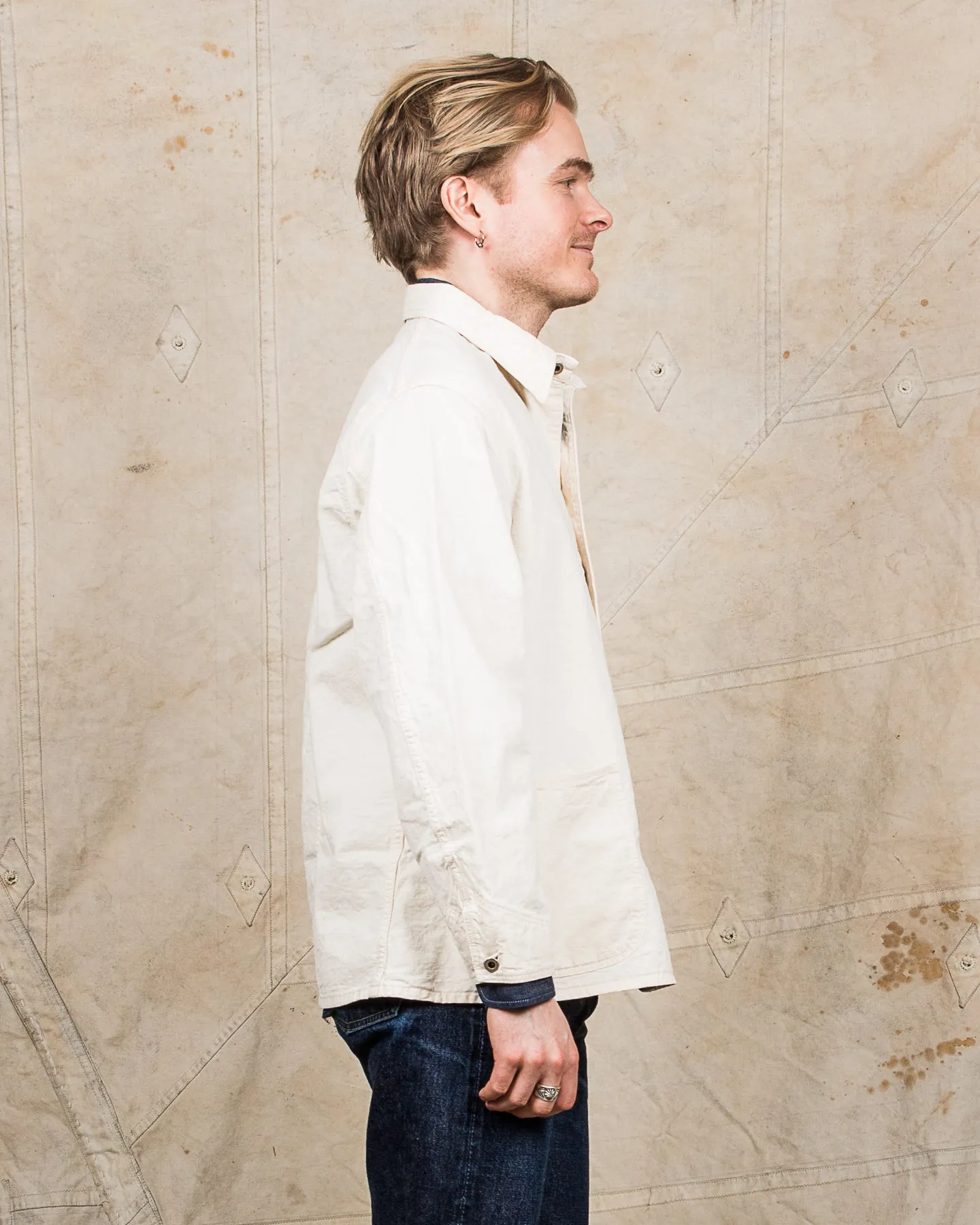 OrSlow 1940's Coverall Jacket Denim Ecru