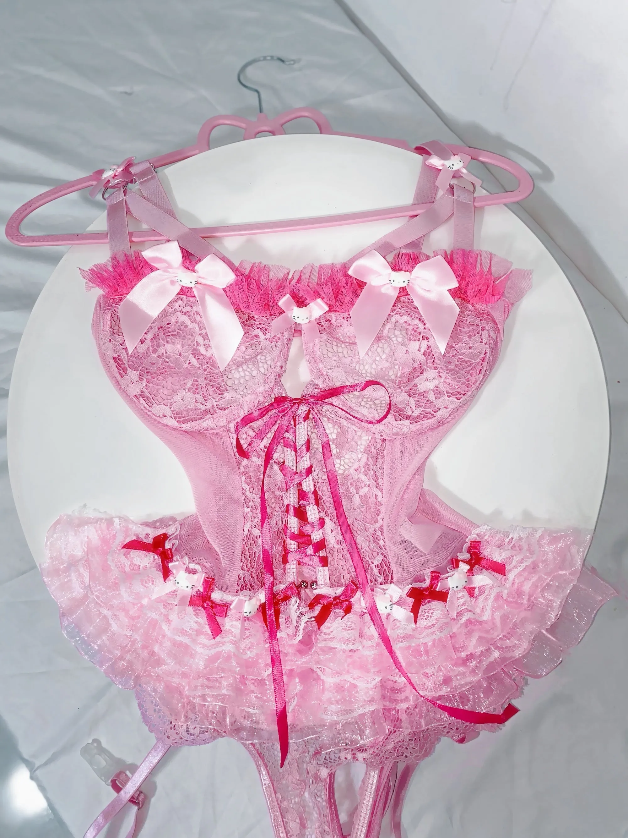 Pink Strap Dress  KF70488