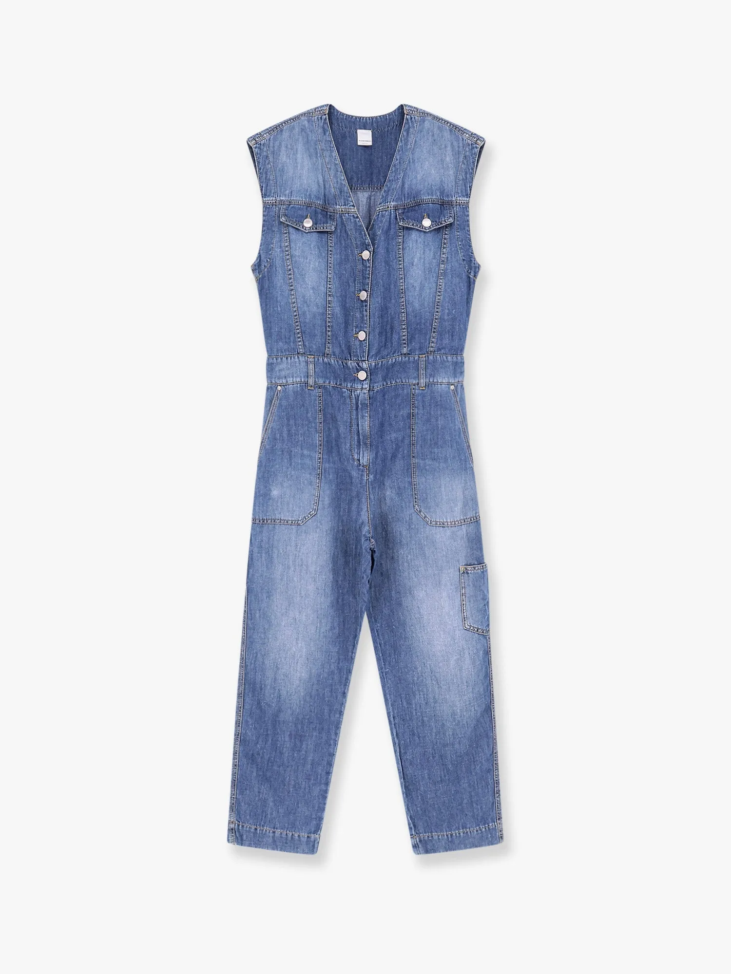 Pinko Tanzania Light Denim Jumpsuit