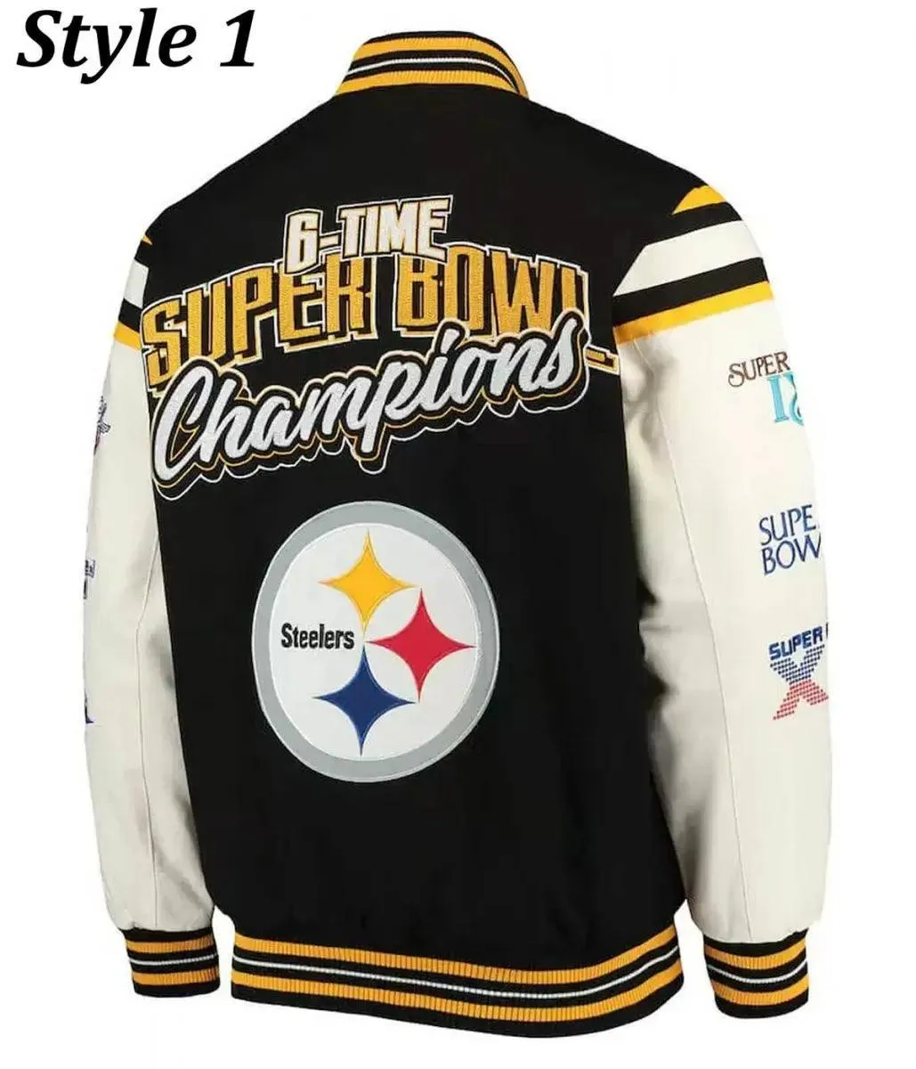 Pittsburgh Steelers Leather Jacket