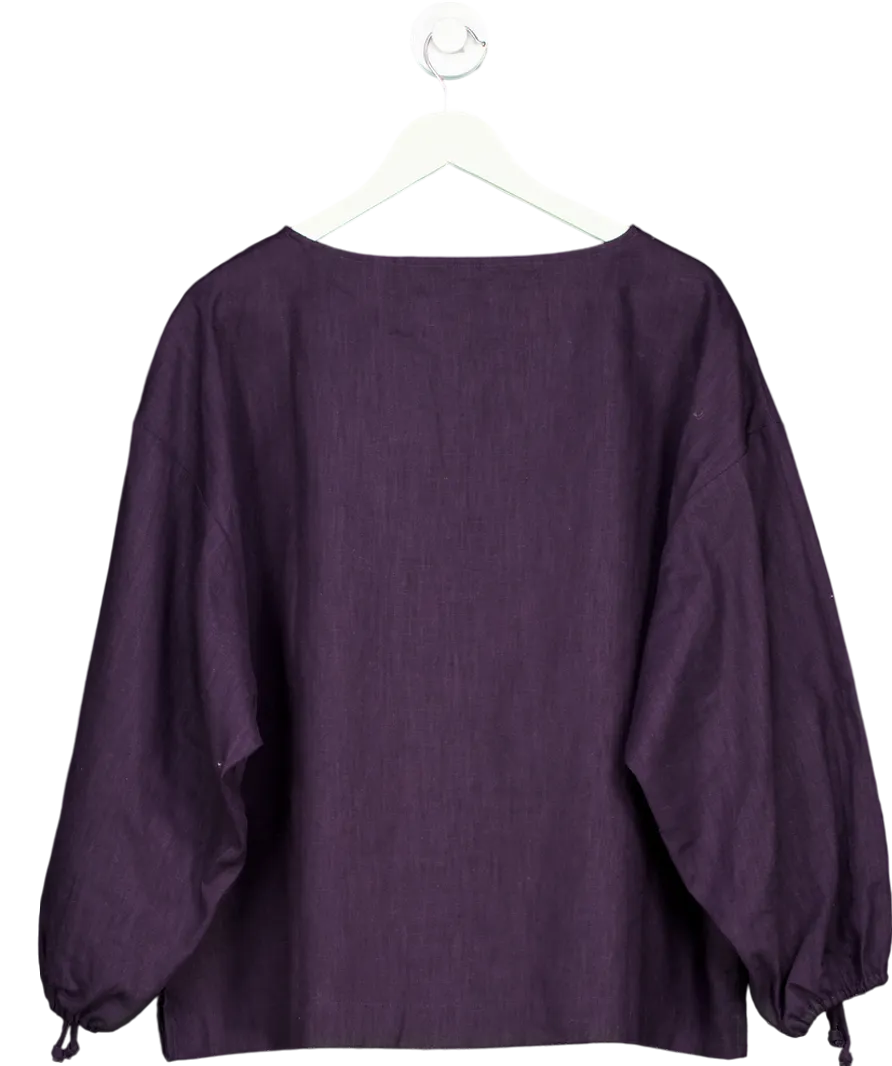 Plumo Studio Purple Gail Blouse UK 12
