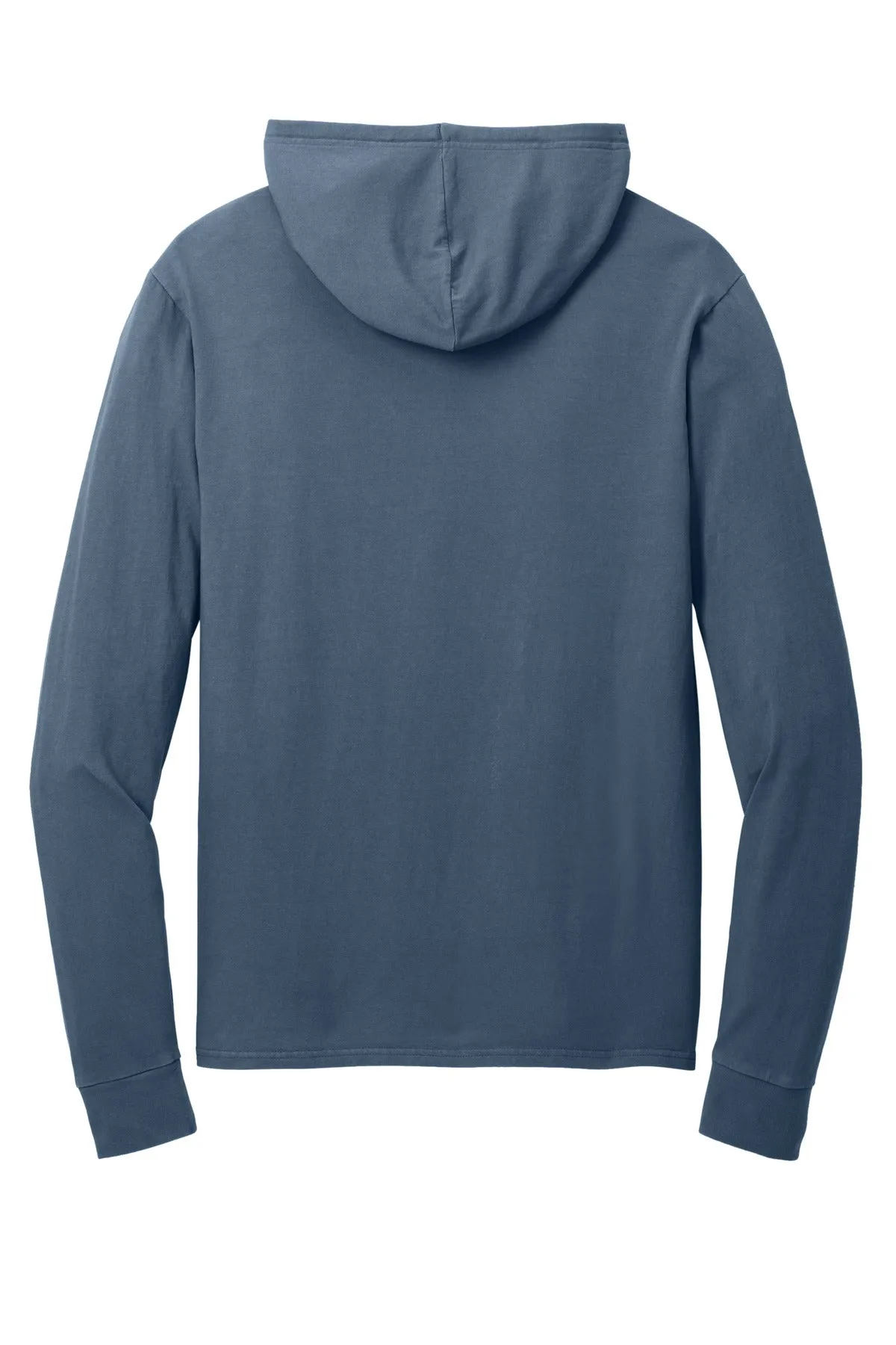 Port & Company Beach Wash Garment-Dyed Pullover Hooded Tee PC099H Denim Blue