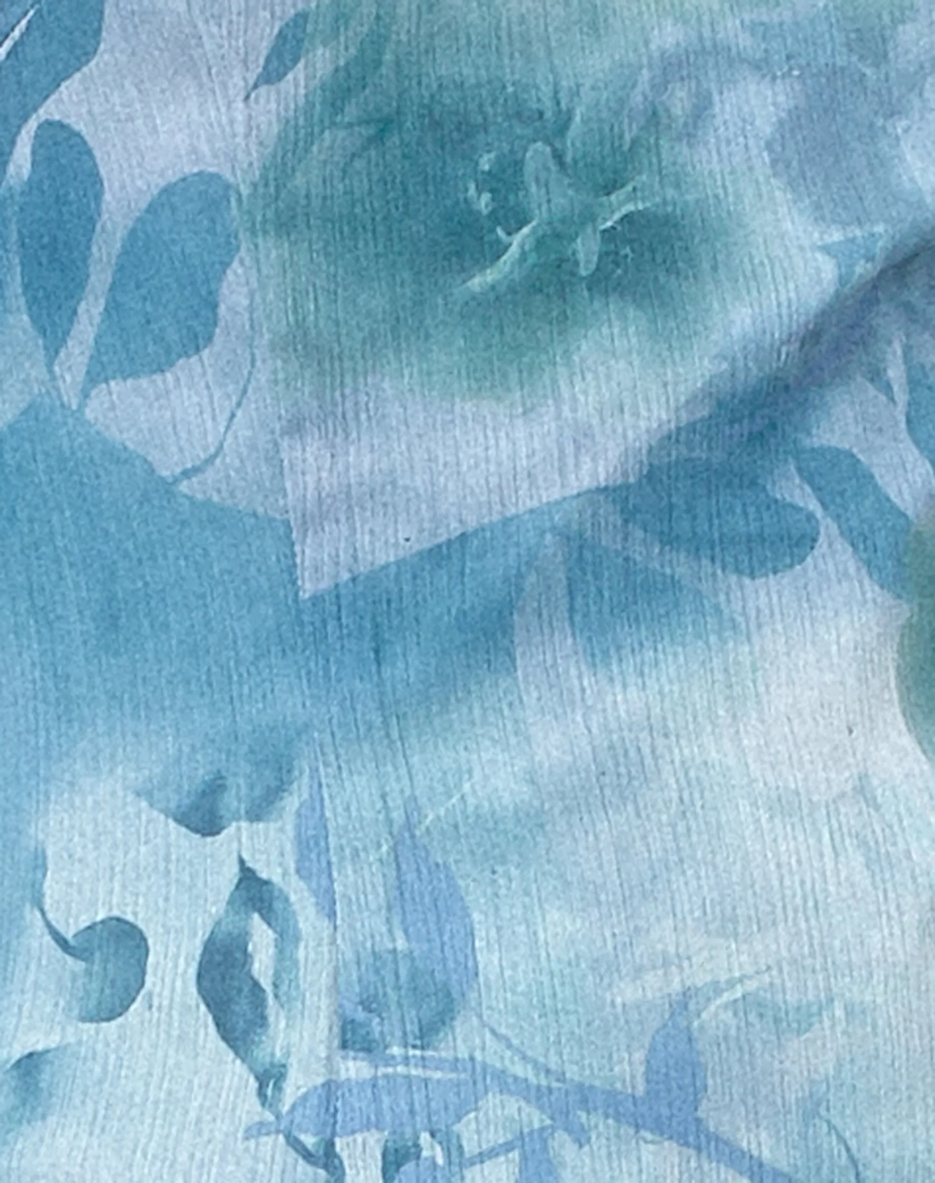 Preston Midi Dress in Watercolour Floral Blue