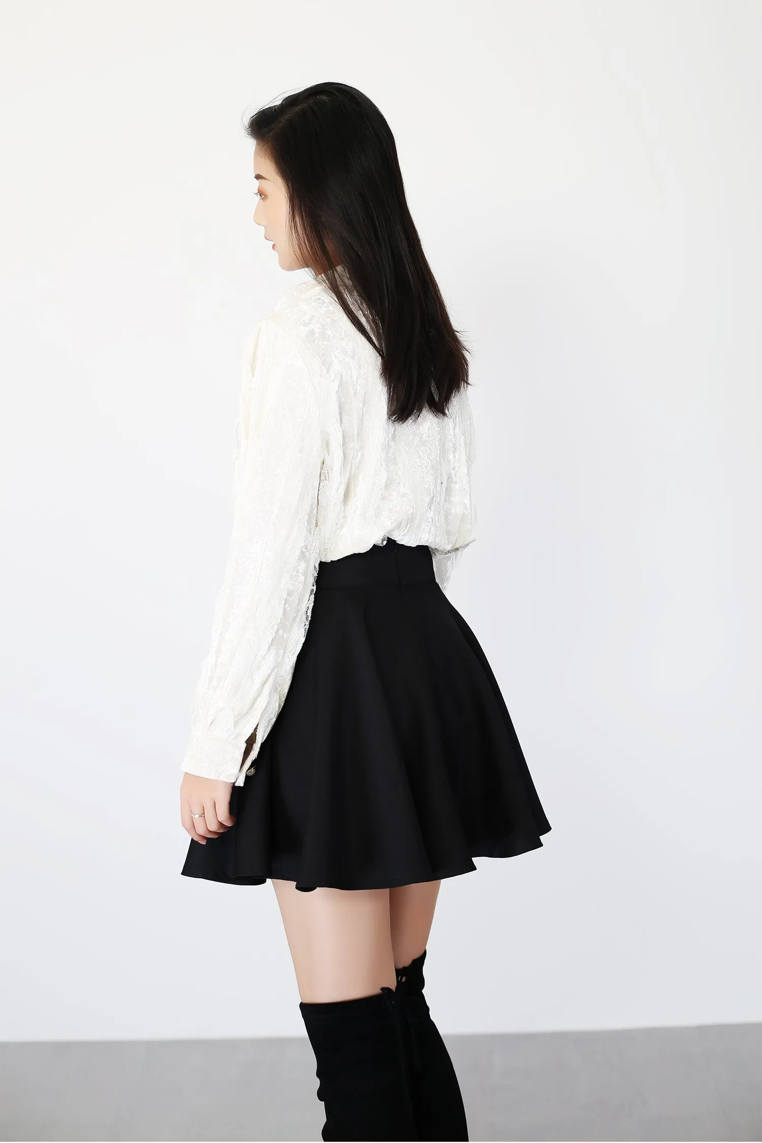 Punk dark skirt KF81804