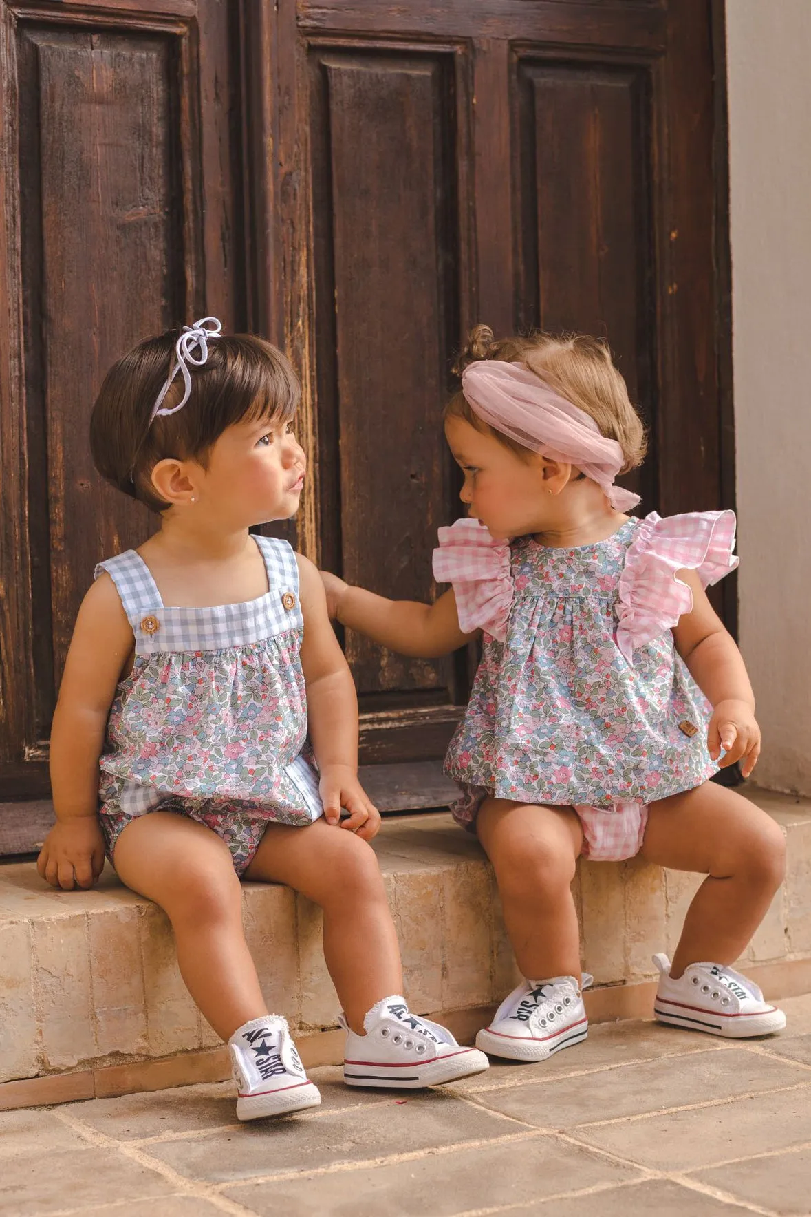 "Halston" Multicoloured Floral Blouse & Bloomers