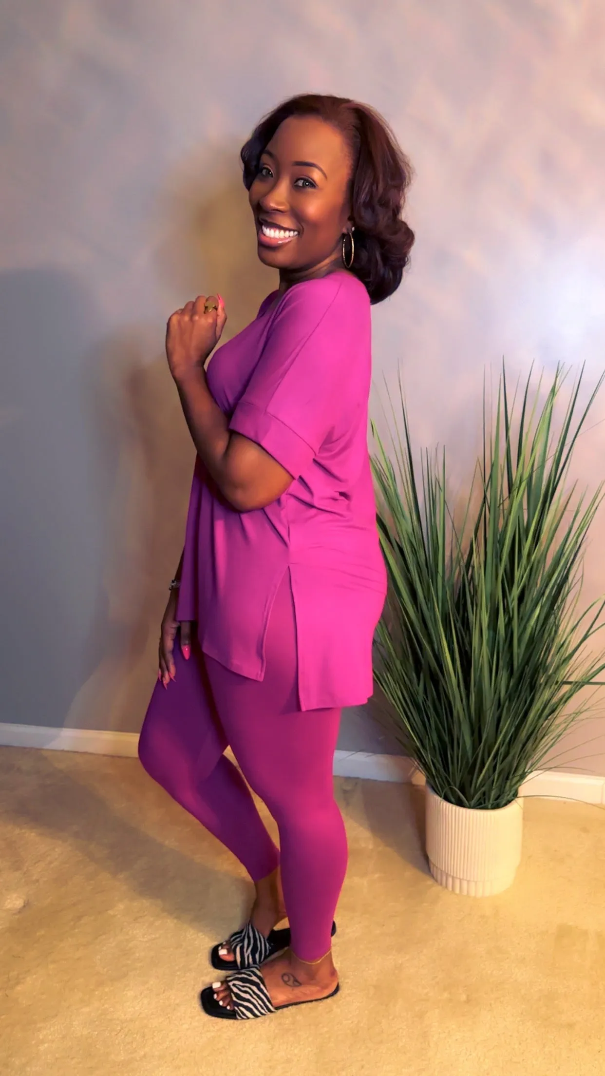"Never Basic" Set - Plum