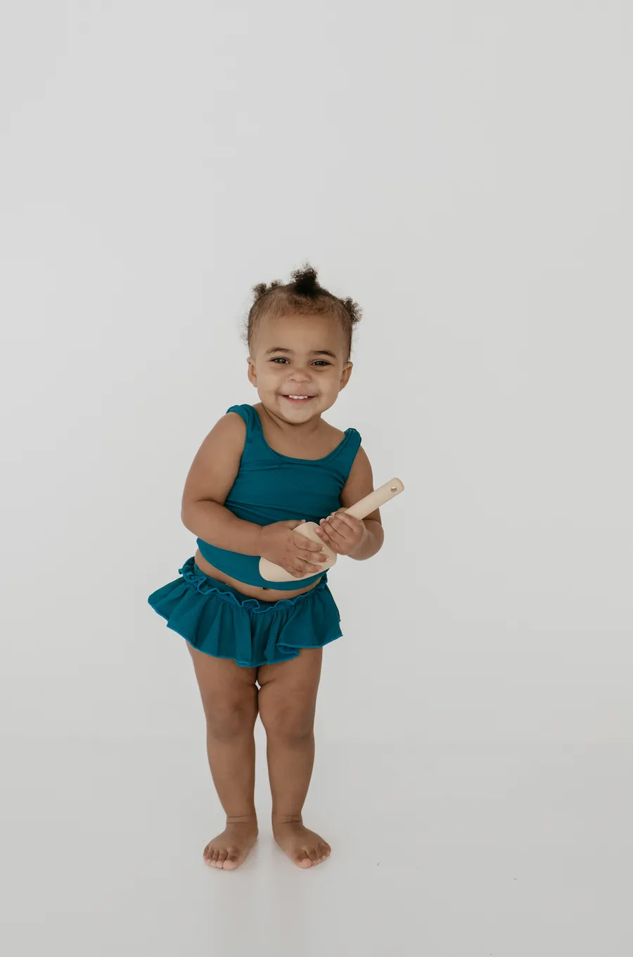 "ocean" children's upf50  Ribbed swim tank