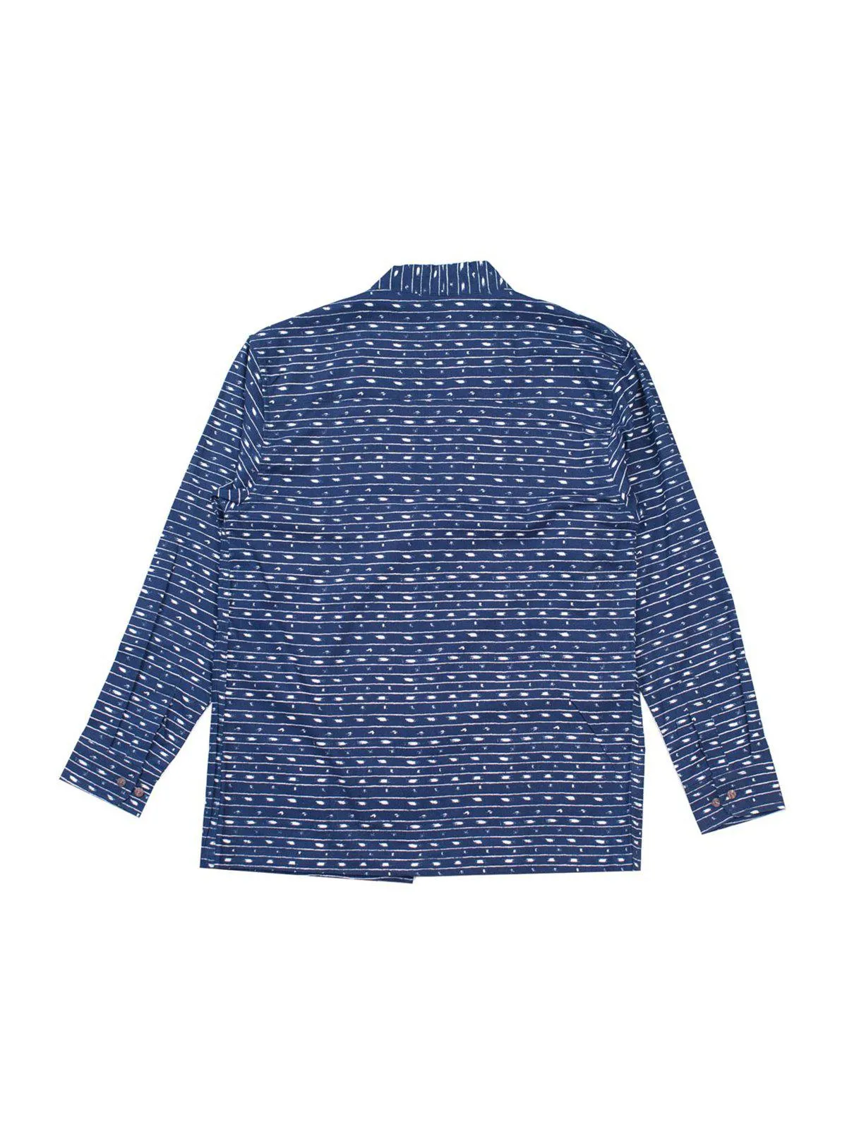 Qutn Throw On Indigo Diamond Print