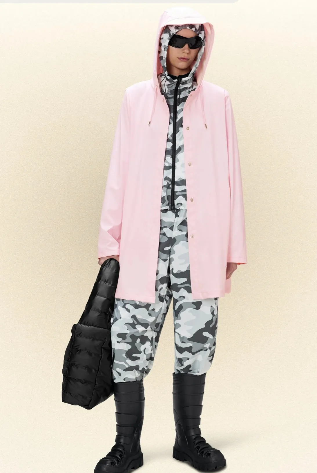 RAINS II A-Line W Jacket - candy pink