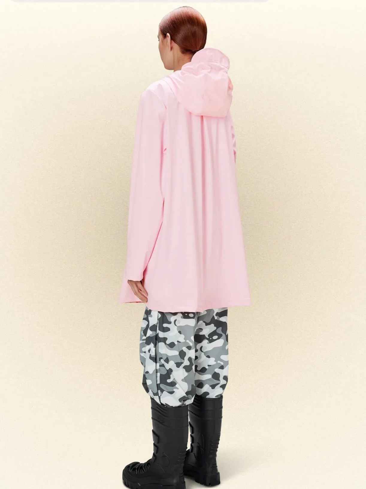 RAINS II A-Line W Jacket - candy pink