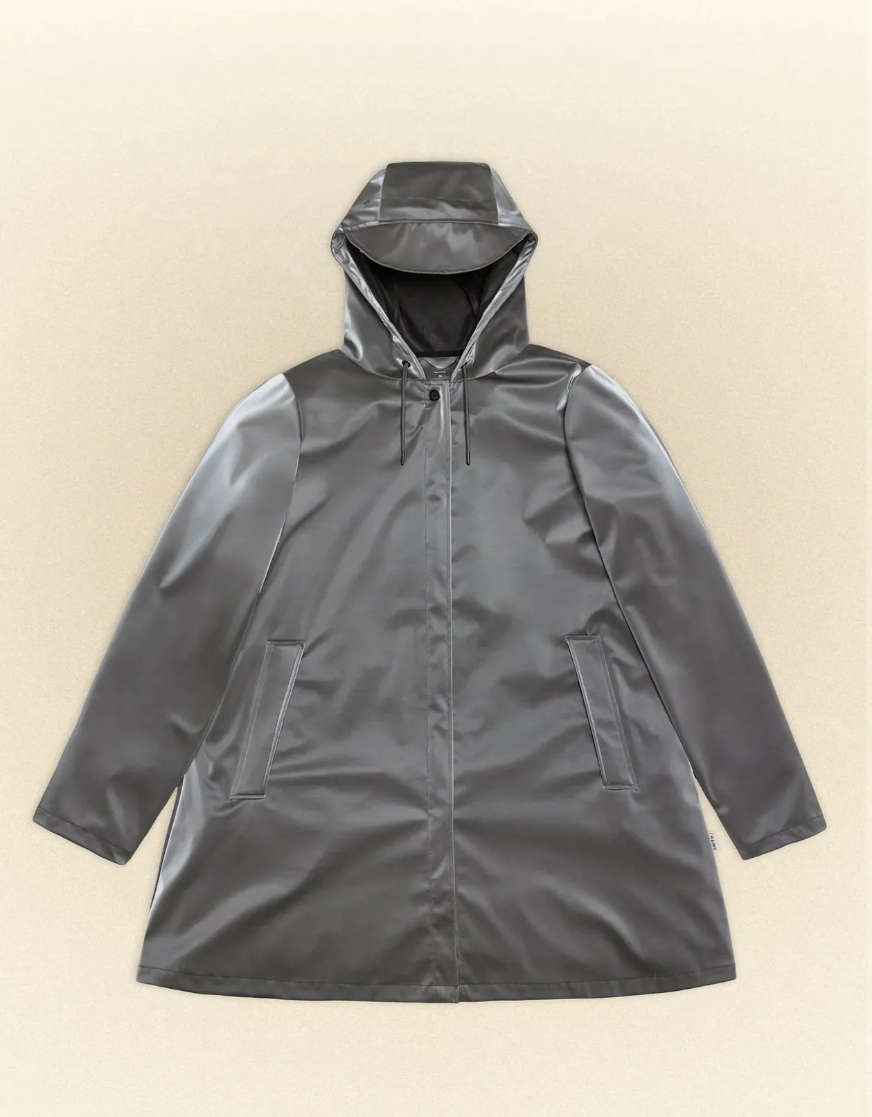 RAINS II A-Line W Jacket - metallic grey